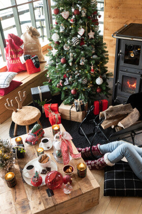 Sac de Noël en jute