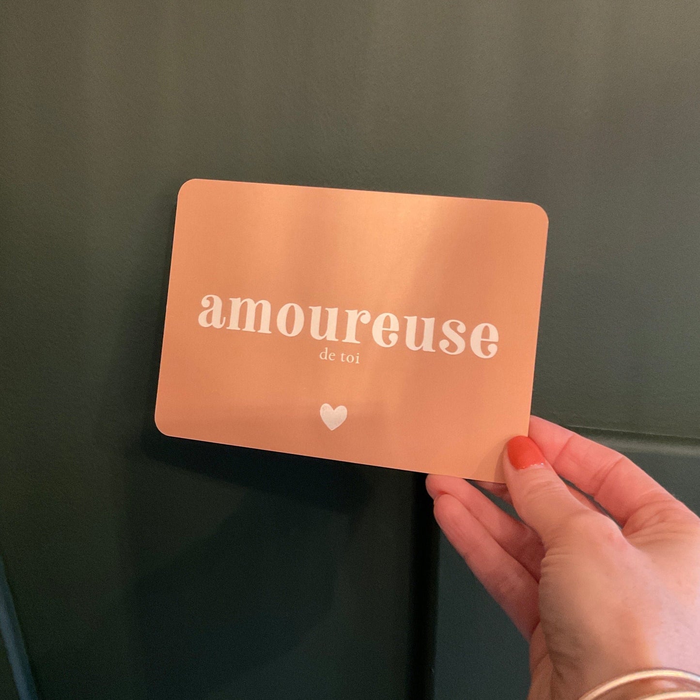 Carte "Amoureuse de toi"