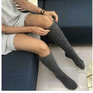 Longues chaussettes en laine