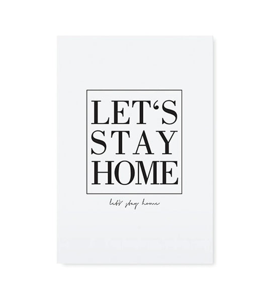 Carte "Let's stay Home"